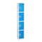 Adiroffice 12 in W, 12 in D, 72 in H, Steel ADI629-204-BLU-2PK - alternate 6